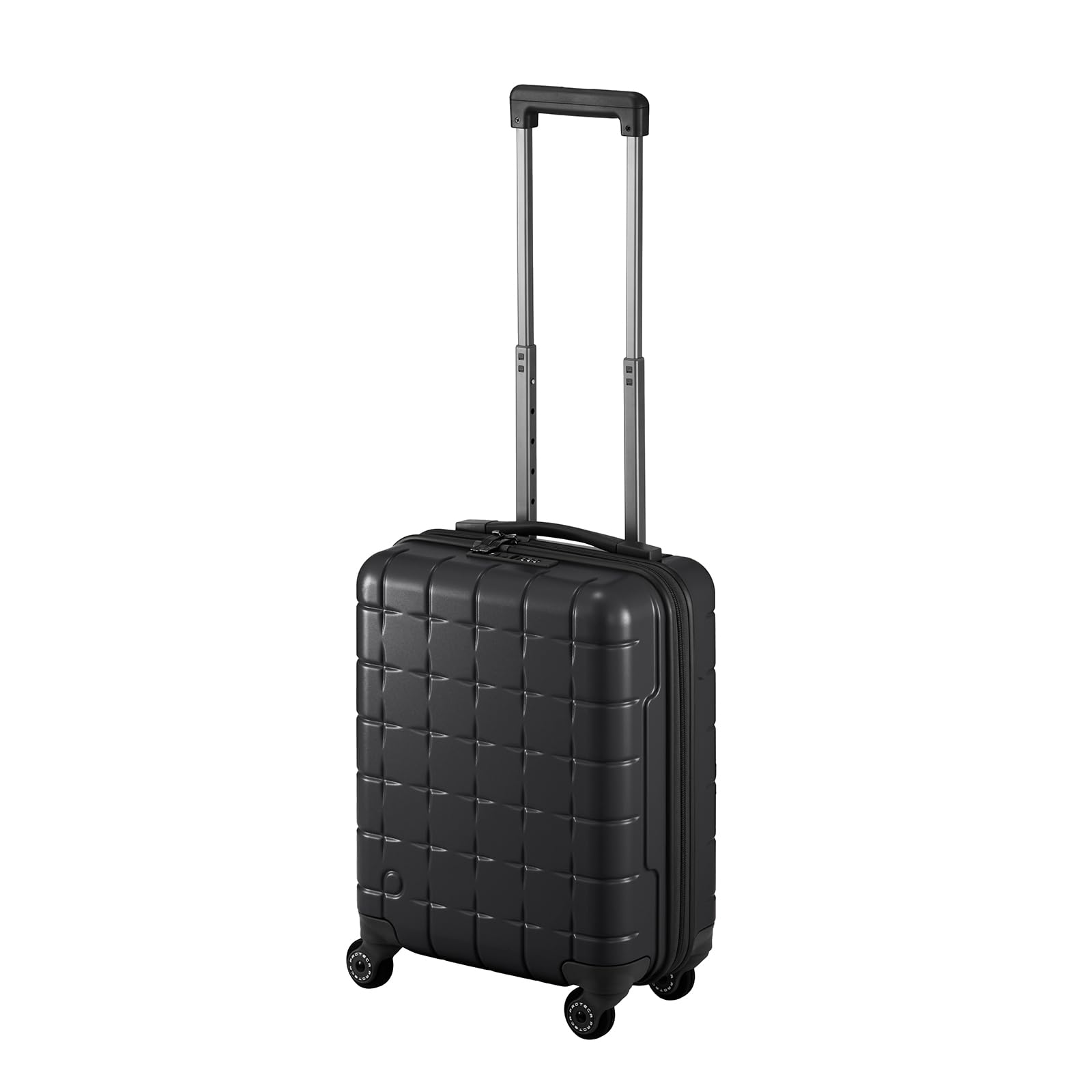 

Валіза-монетниця, розмір S, 1 ніч/2 дні, 24 л, стопор на коліщатках, гарантія 10 років, зроблено в Японії, кейс-сумка для перенесення 360G4 чорного кольору [Proteca], ручна поклажа чорний