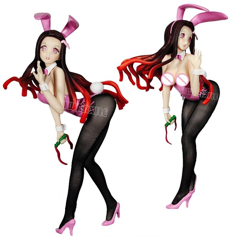 nezuko sex doll Buy 25cm Kimetsu No Yaiba Kamado Nezuko Sexy Anime Figure Demon Slayer  Nezuko Bunny Girl Action Figure Japanese Adult Model Doll Toy at affordable  prices — free shipping, real reviews with photos —