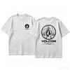 Volcom Men's T-shirt Short-sleeved Tee Sweatshirt Hip-hop Fashion Casual Street Outdoor Spring and Summer Sportswear Clothing