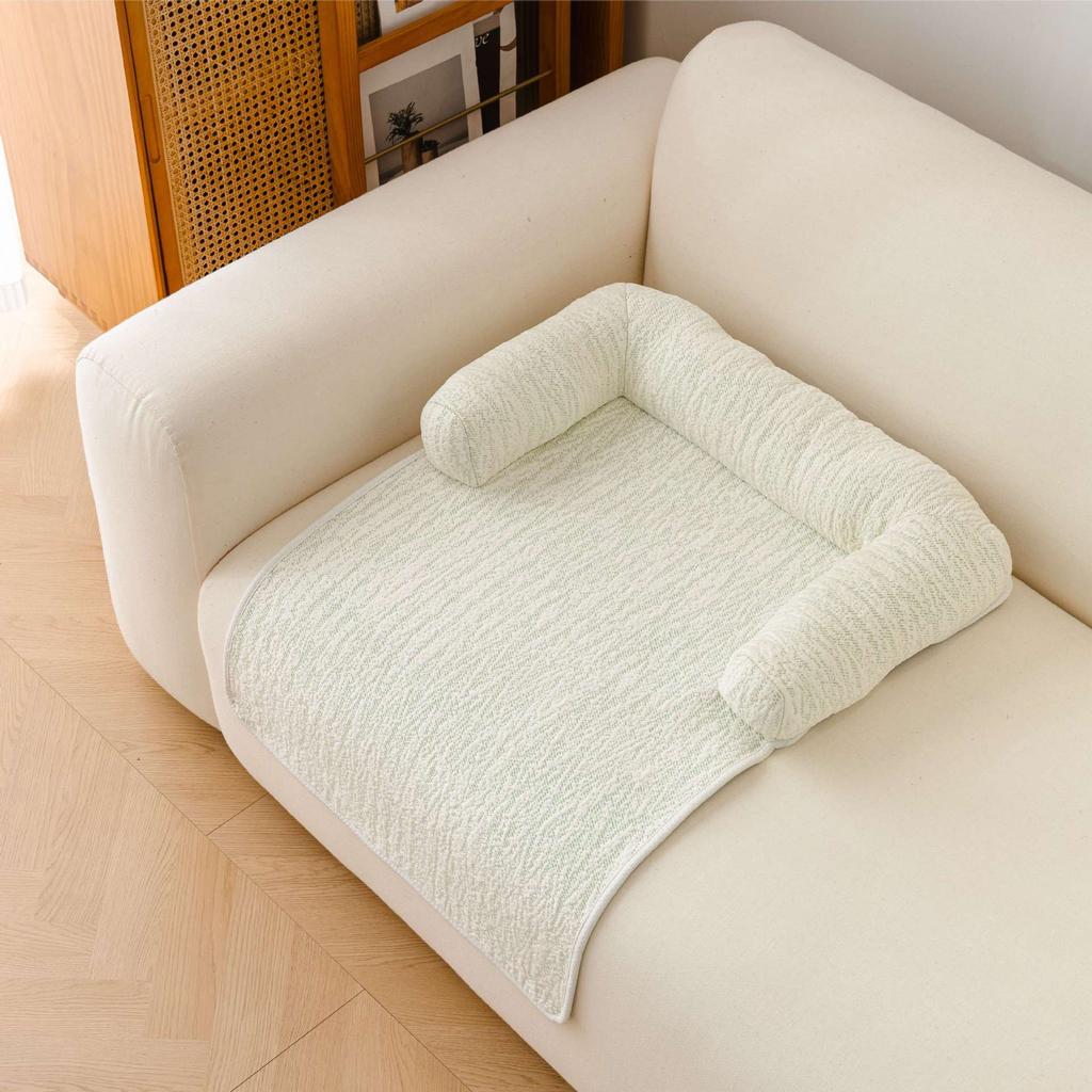 Pet Sofa Pad Non- for Dogs Cats Couch Protector - Cream