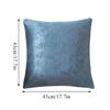 Velvet Cushion Cover Pillowslip Crushed Pillow Cover Grey Decorative Pillows Case Car Bed Sofa Plush Pillowcase Home Decor 45x45