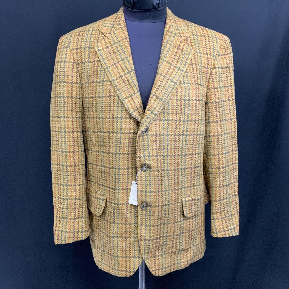 

Прикрепленная бирка Jefferson Шерстяной приталенный пиджак Однобортный на 3 пуговицах Желто-бежевый Мужской S(ИСПОЛЬЗОВАЛ)