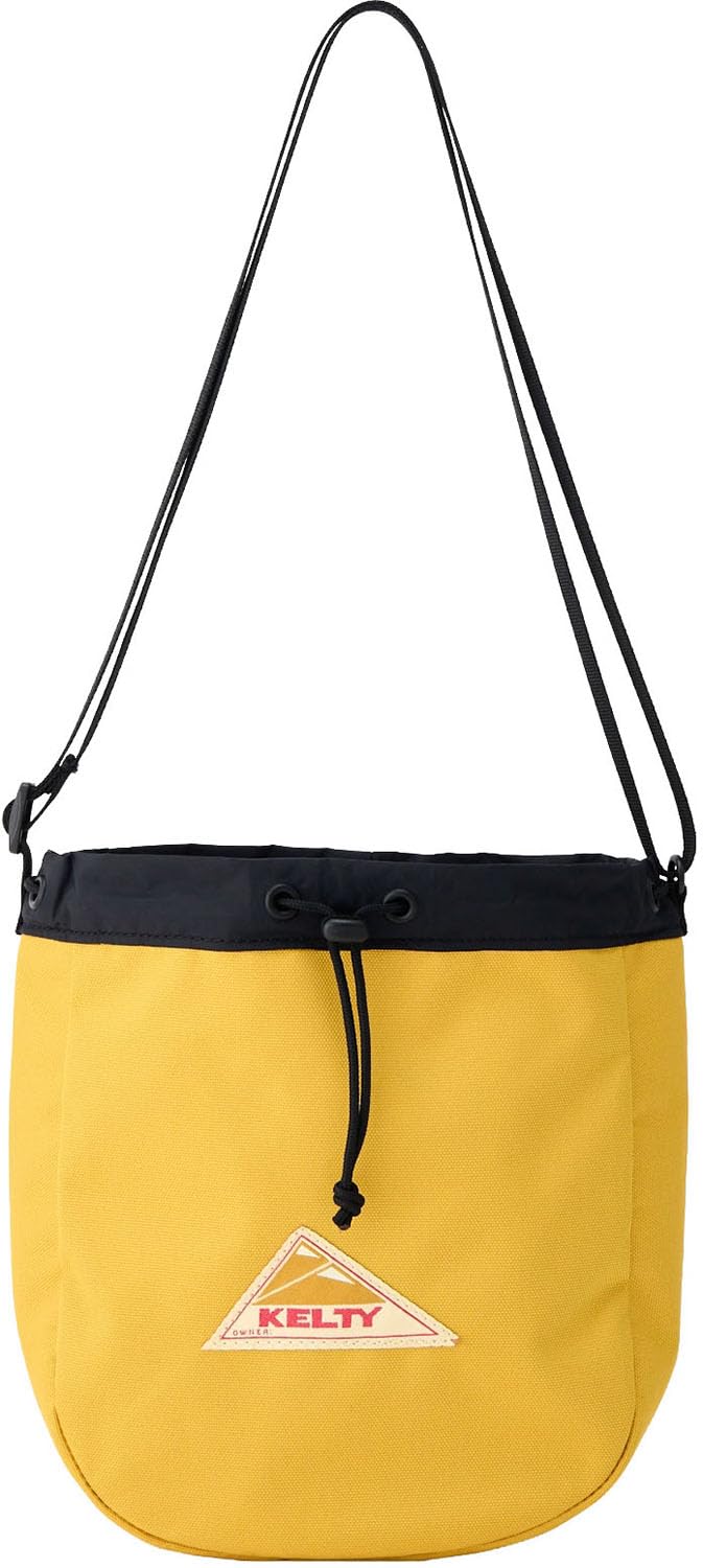 KELTY Outdoor Shoulder Bag ES KINCHAKU SHOULDER 23cm x 20cm x 7cm Mustard 3259270826 горчичный