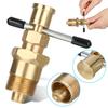15mm 22mm Olive Remover Puller Removal Tool Solid Brass Copper Tube Fitting For Npt 1/2 Inch Npt 3/4 Inch Pipes