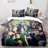 Nuevo Juego de Cama Fairy Tail Anime Japonés Niños Niñas Regalo Decoración de Dormitorio Tamaño Individual Twin Completo Queen Textil para el Hogar Dropshipping