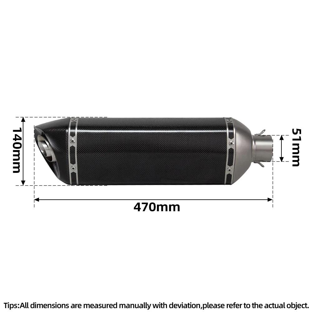 Ninja 400, R3, NSS750, Tiger 900, Z900 Compatible Motorcycle Exhaust Mod