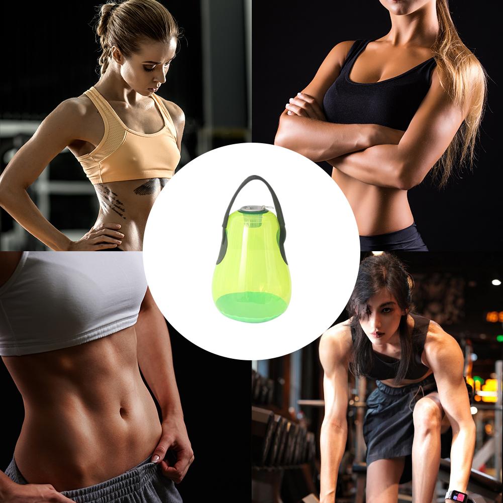 Verstellbare mit Wasser gefüllte Kettlebell Hantelgewichte Weicher Griff Trainingsbeutel für Krafttraining Fitness