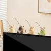 Figurină Urs Pescuit Rășină Animal Ornament Pescuit Acvariu Decor Panou Bord Mașină Ameliorare Stres Birou Decor