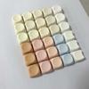 PBT Material MOA Colored Keycap Set - Universal Mechanical Keyboard, Monochrome to Multicolor Rainbow Styles