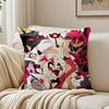 animation dark HHazbin HotelS Cushion Cover Pillowcase Antidustmite living Room Sofa Decor Cushion Room
