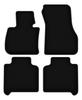 BASIC Black Velour Floor Mats For: BMW 2 F46 Gran Tourer (2015-)