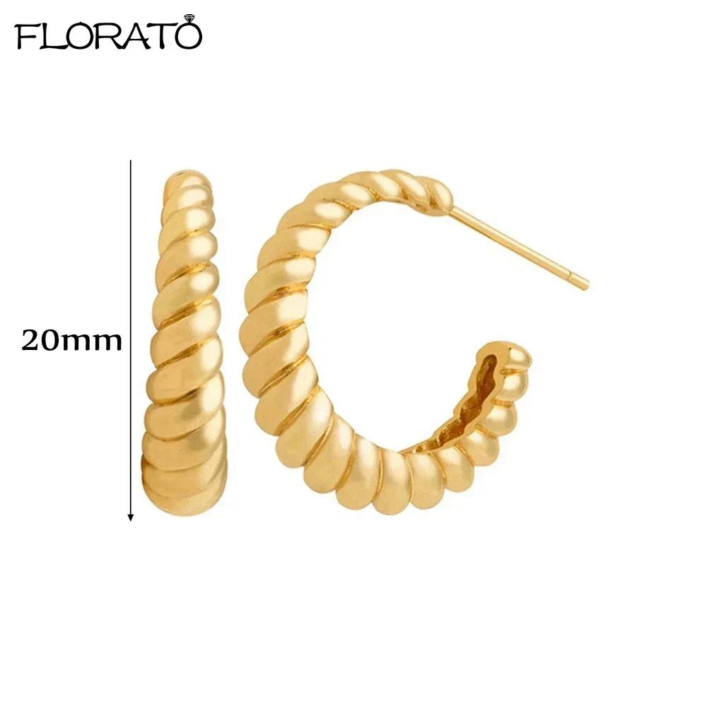 925 Silver Ear Needle Simple 10/15/25mm Hoop Earrings for Women Round Dangle Gold Earrings Fashion Korean Jewelry