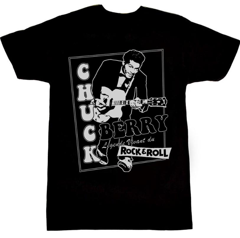 Classic Chuck Berry Singer Rock&Roll Unisex Tshirt S-234XL Black CH194