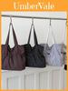 Fashionable Nylon Square Tote With Zipper Closure For Versatile Wear
