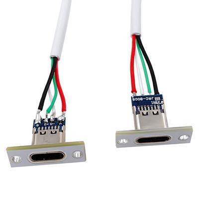 Typ-C Buchse 4 P Schweißdraht Weiblicher DIY-Stecker Gerade Für Handy-Ladeanschluss Ladebuchse