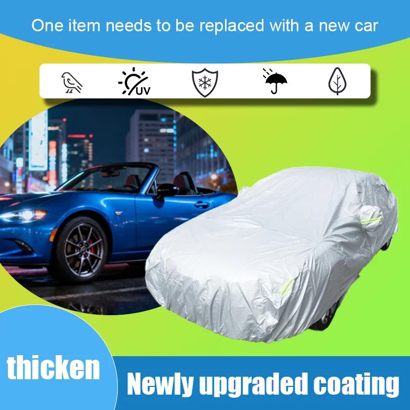 Suitable for Mazda MX-5 MX5 Miata Roadster 1989-2026 Sun Anti-ultraviolet Rain and Snow Anti-scratch Windproof Car Cover