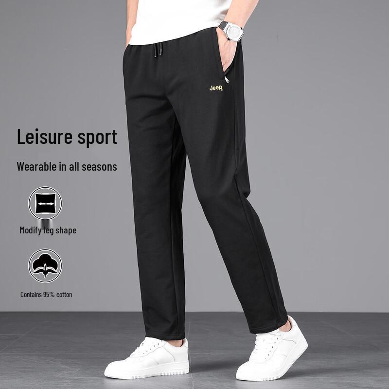 JEEP Men s Cotton Blend Straight-Leg Casual Pants 2XL