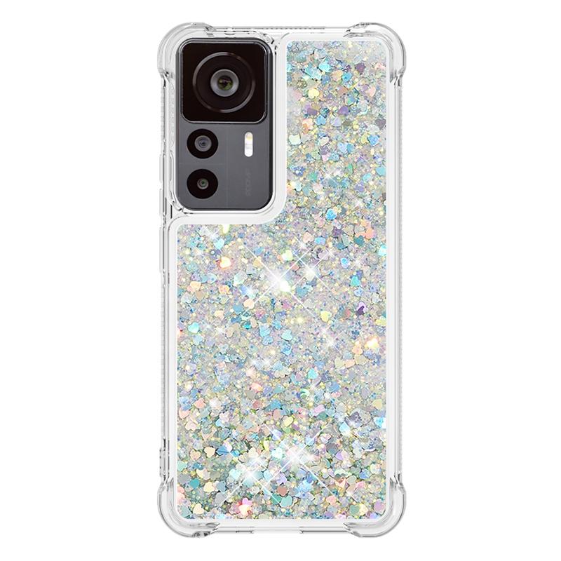 Pouzdro 12T Pro na Pro Coque Xiaomi 12T Pro Kryt Dynamické tekuté pouzdro s tekutým pískem Pro Funda Xiomi Xiaomi Mi 12T 12 T Pro Pouzdra na telefon