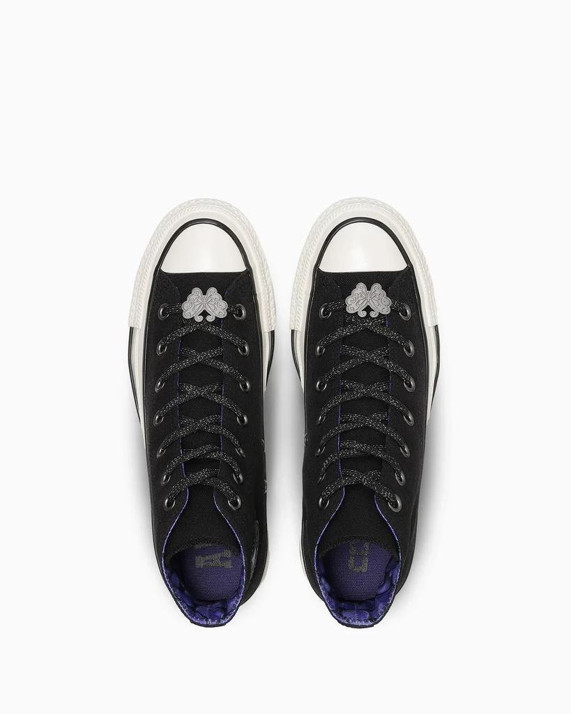 31318040 ANNA SUI Converse All Star Aged Hi Black Purple (Men's)