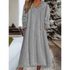 New Autumn Winter Casual Plush Hooded Long Sleeve Dress For Women Warm Home Wear Everyday Comfort Loose Maxi Dresses Robe Femme