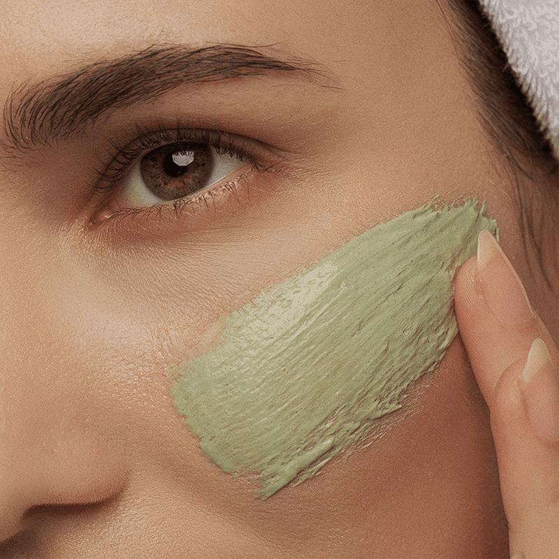 AROMATICA Mascarilla de arcilla purificadora de poros con árbol de té, 2 % de niacinamida y 45 % de arcilla, 120 g