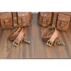 Motorcycle Side Pouch Brown Leather Side Pouch Saddle 2Bags Panniers Two Bags