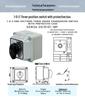 Zhuochao SZW26-20/D101.1BF Three-Speed Changeover Switch with Protective Box