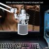 Adjustable Metal Microphones Scissor Arm Stand Foldable Shock Mount for Recording and Live Streaming
