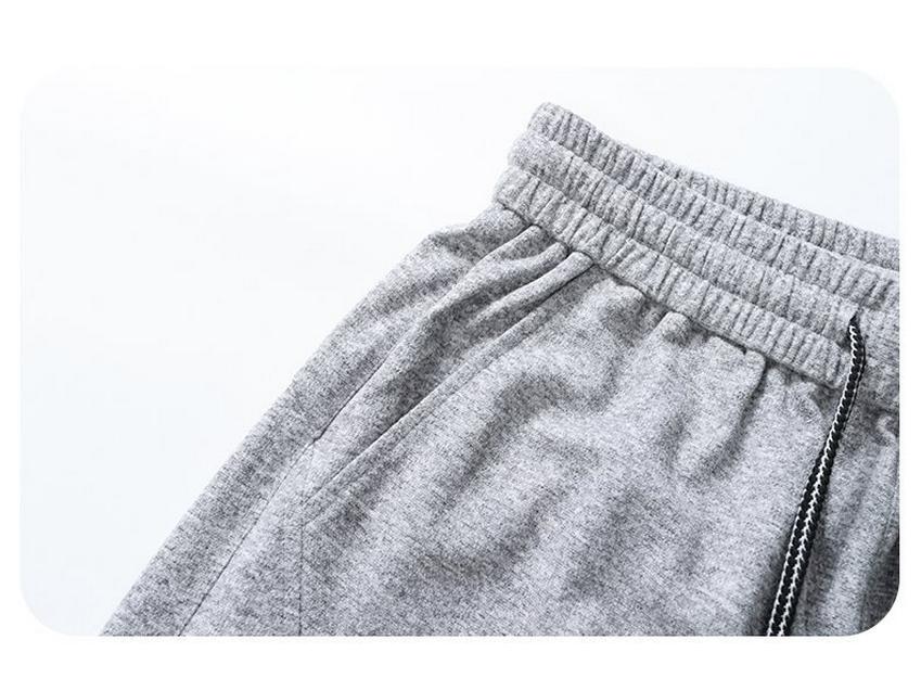Men's Knitted Straight-Leg Sweatpants - Spring/Summer New Arrivals, Trendy, Comfortable, Versatile, Loose Fit, Hong Kong Style
