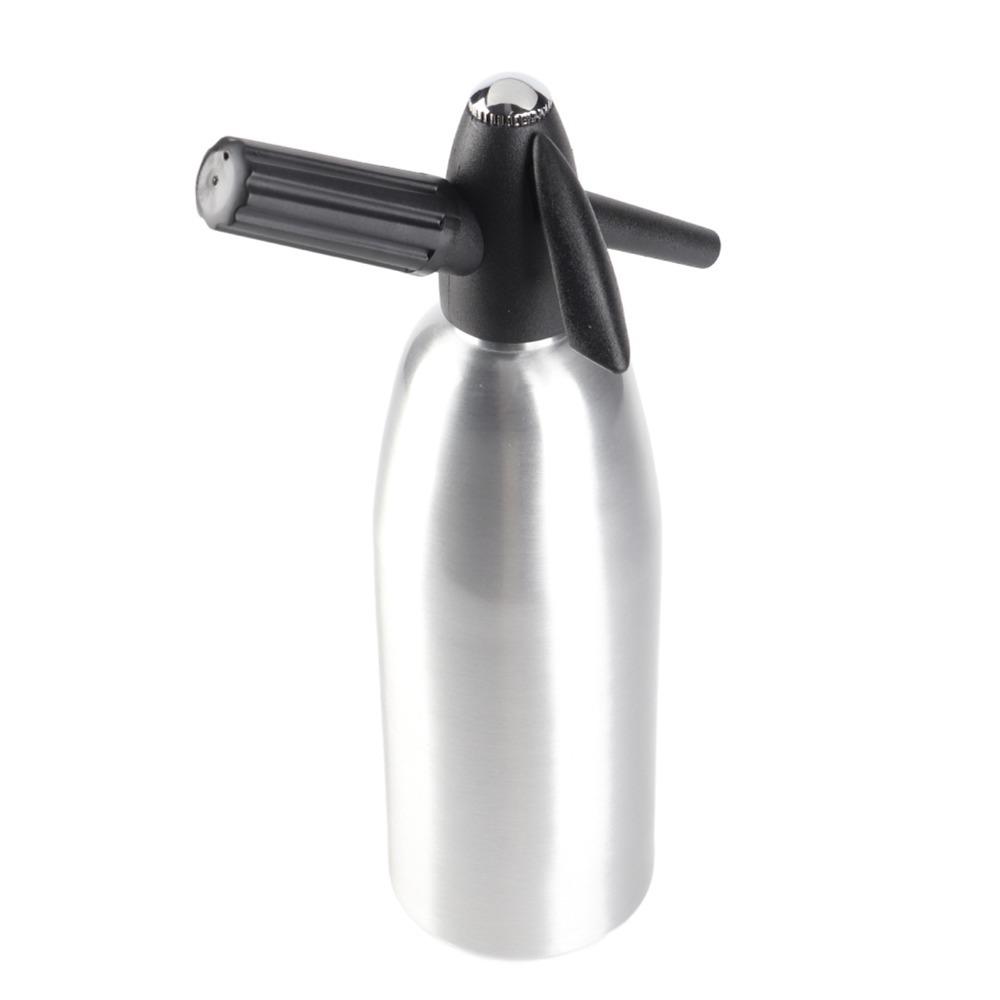 1L Water Soda Aluminum alloy Sparkling Water Dispenser Leakproof Soda Container  Bar