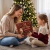 Advent Calendar for Kids Christmas Village Calendar, 24-Day Countdown Set with Collectible House Gift Boys Girls Ornament, 2D Acrylic Tabletop Decor,