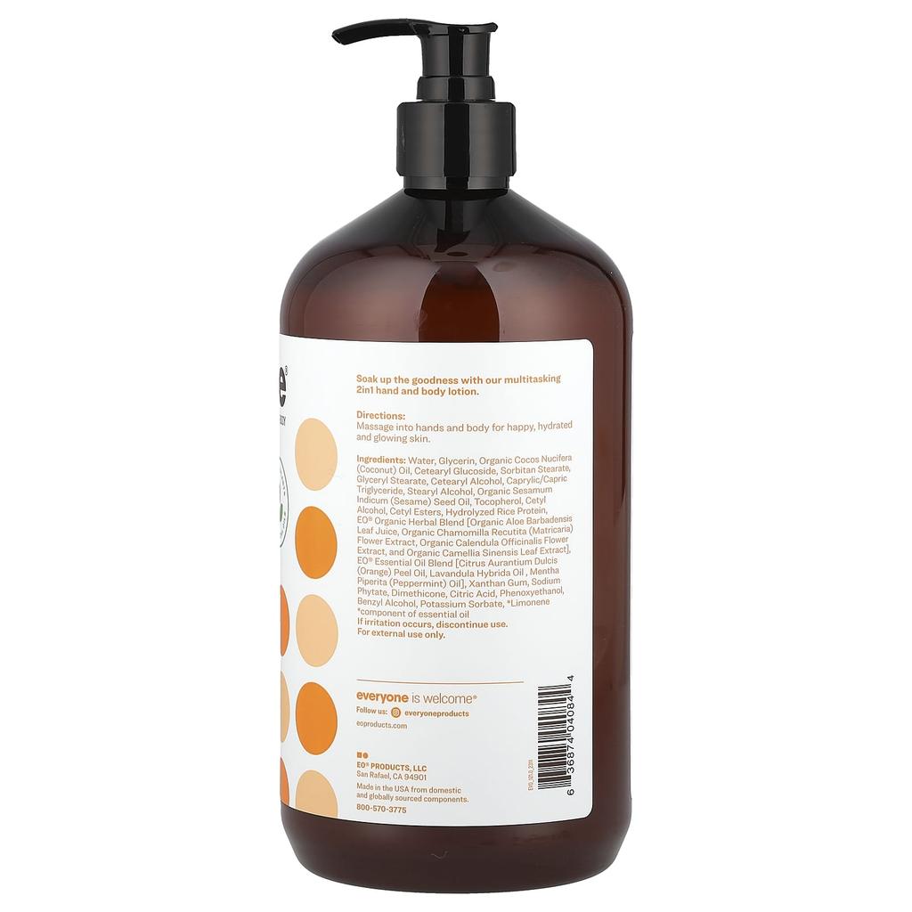 Nourishing Hand & Body Lotion, Citrus + Mint, 946Ml(32Fl Oz)