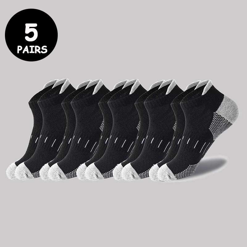5/10 Pairs/Lot Men's Sport Socks Breathable Outdoor Running buffer Basketball Socks Cotton Training Short Tube Socks For Men