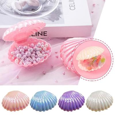 10pcs Shell Wedding Favor Box Plastic Biscuit Treats Holder  Baby Shower