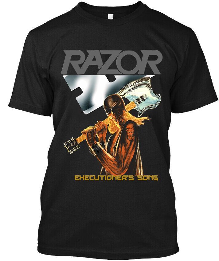 Razor Executioner s Canadian Music Graphic Logo T-Shirt Size S-5XL Unisex T-Shirt XXXXL 1950₽