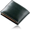[Mura] Men's Bifold Wallet Italian Leather Green