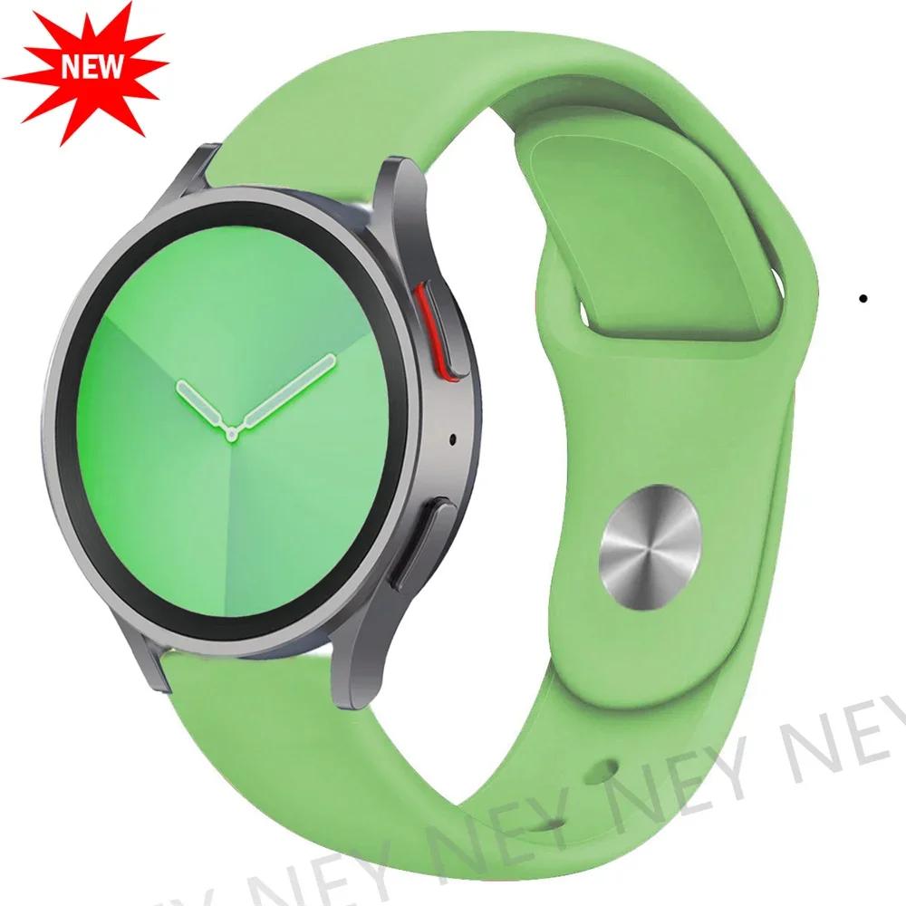 Silicone Strap For Samsung Galaxy Watch 6/5/5 pro/4/Classic/Active 2/Gear S3 20mm 22mm Sport Bracelet Huawei GT 2/e/3/4 Pro Band