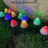 Waterproof Solar Mushroom String Lights for Outdoor Courtyard & Garden Decoration