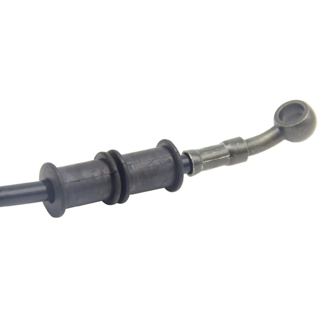 Stainless Steel Brake Hose, Motorcycle Braided Steel Brake Clutch - 90cm/35.4" Black, Pack of 1 for Street Motocross Bikes
