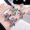 Original Snake-Shaped Retro Ring, Female Tide Niche Designer, High Sense Cold Wind Index Finger Ring, Open Ring.