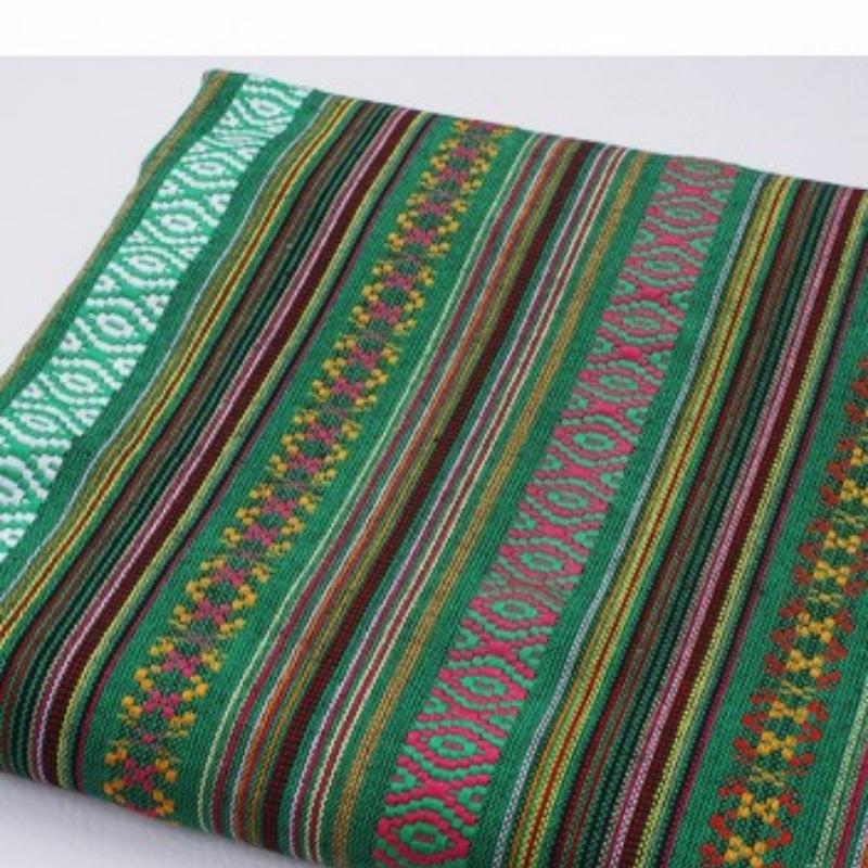 100x148cm Linen Fabric Thicken Ethnic Fabric Printed Canvas Cloth Diy Handmade Sewing Patchwork Decoration 100% Polyester