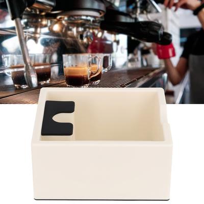 Caja de Golpeteo para Posos de Café Antideslizante Segura con Diseño Reductor de Ruido y Antideslizante