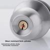 Copper Core Stainless Steel Ball Door Lock for Bedroom and Toilet (Model 5831)