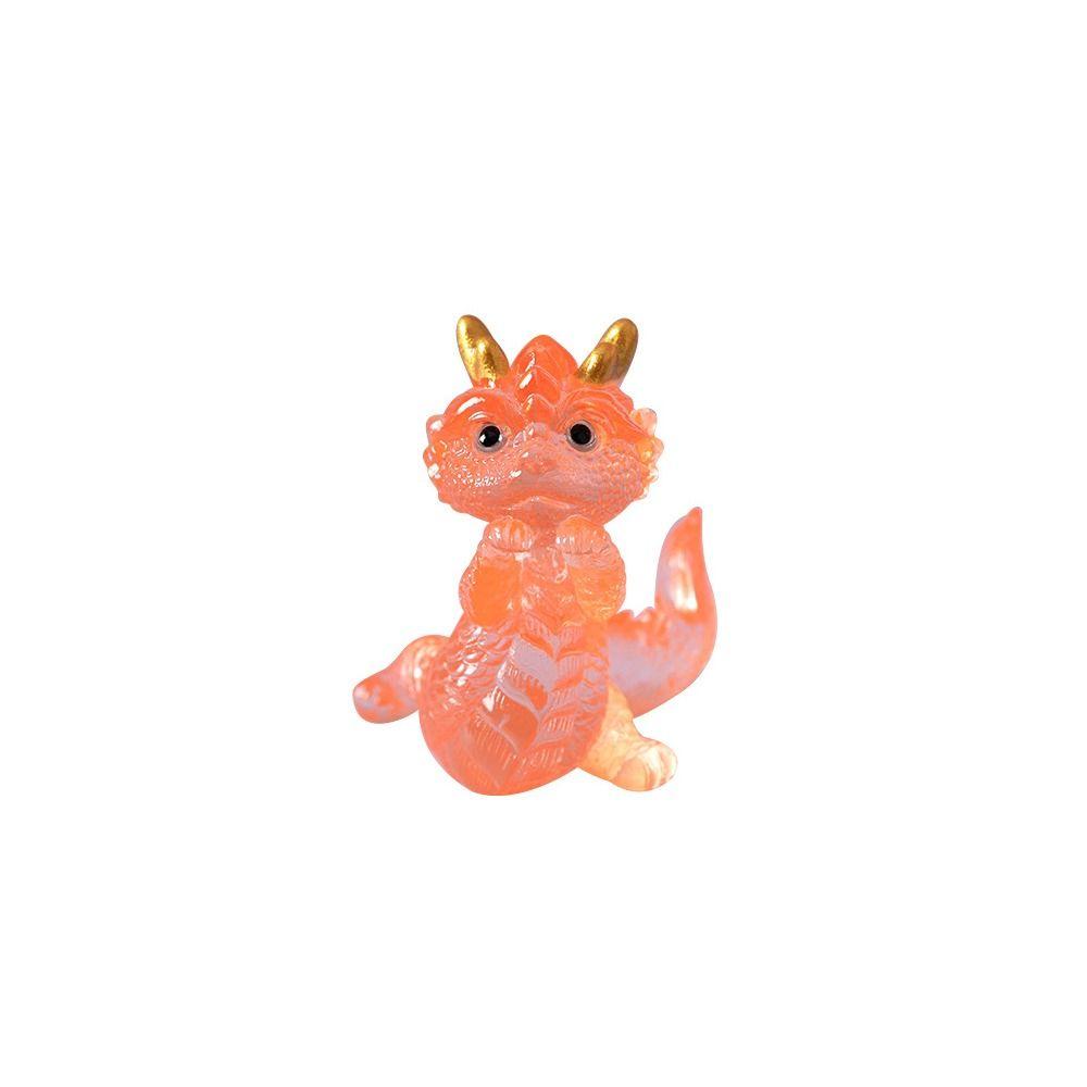 Small Transparent Resin Dragon Ornaments Chinese Zodiac Auspicious Dragons Dragon Figurine  Home