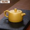 300ml Utsökt Yixing Lila Lera Tekannor Handgjorda Välstaketkruka Råmalmsektionslera Vattenkokare Med Insats Zisha Teset Hantverk
