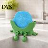 Сушилка для слива кухонной раковины, 3D-печатная держатель для губки в виде улыбающегося лица, Мультяшный персонаж, Сушилка для посуды, Гладкая поверхность с полыми дренажными отверстиями, Разноцветная