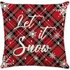 Home Decor Merry Christmas And Festive Snow Gnome Pillows Pattern Cushion Cover Suitable For Sofa Bedroom Car Pillow Cover