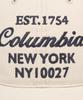 COLUMBIA UNIVERSITY Oversize Logo Cotton Ball Cap Gray