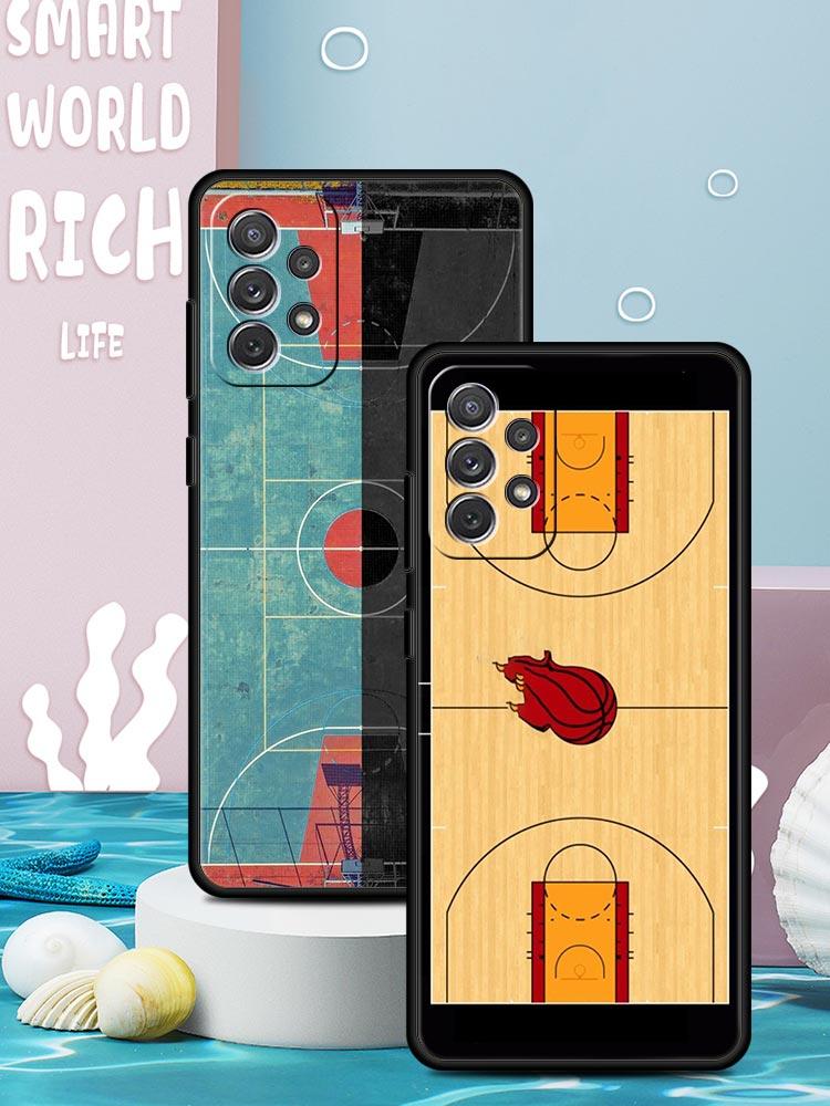 Football Basketball Tactical Board Phone Case for Samsung Galaxy A55 A35 A15 A14 A13 A25 A54 A51 A71 A72 A73 A32 A41 5G Soft TPU