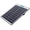 5W Solar Panel Charger Solar Charger with Type C Port for Security Camera Doorbell Outdoor Indoor Use Black